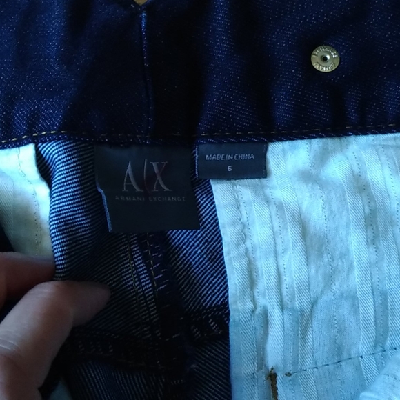 NWOT Armani exchange size 6 dark jeans - Picture 4 of 5